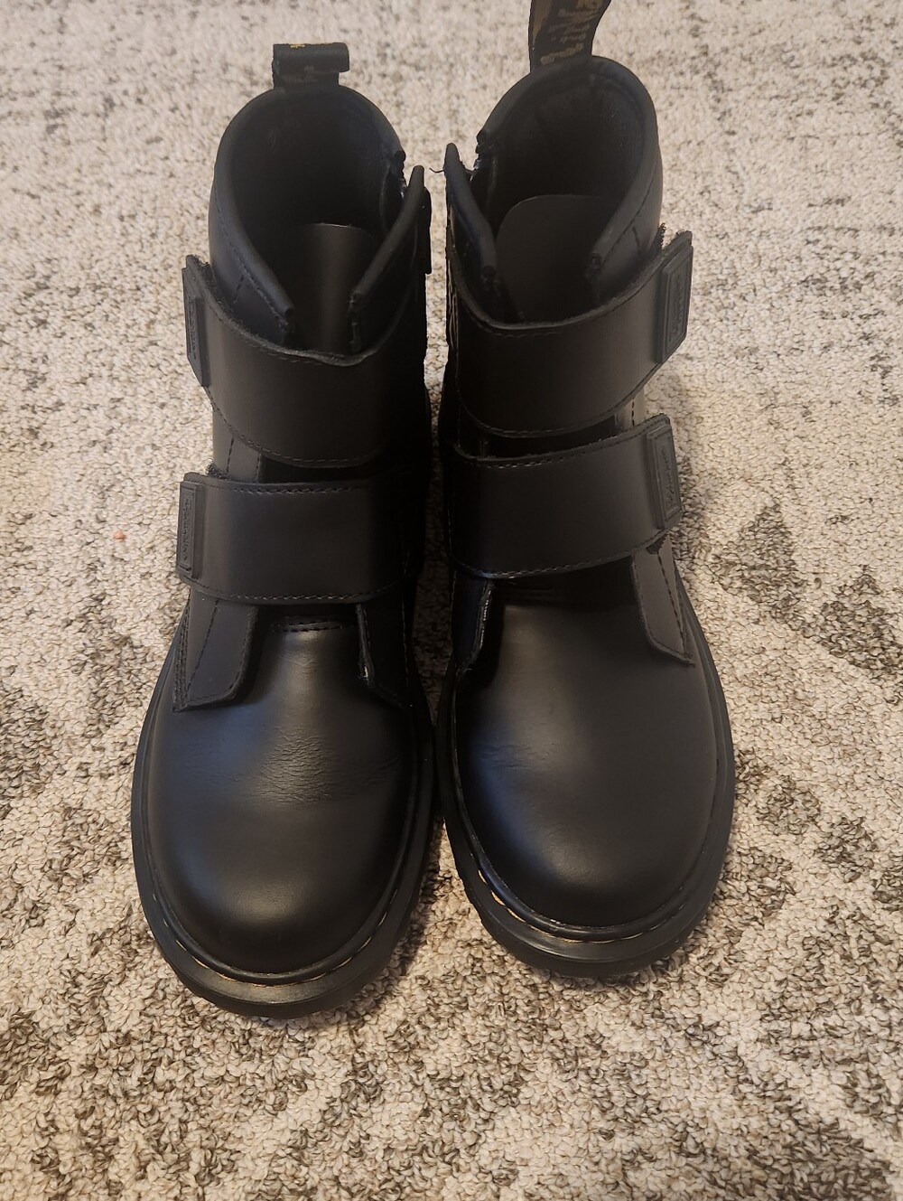 Kids Black 1460 Dr. Marten Easy On Boots